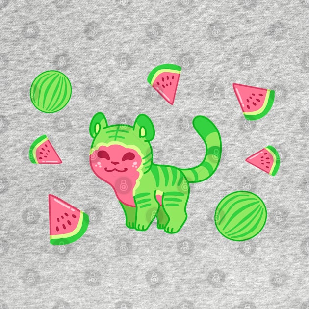 Watermelon Tiger by ziodynes098